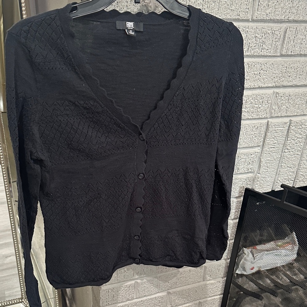 Frye Black Knit Sweater